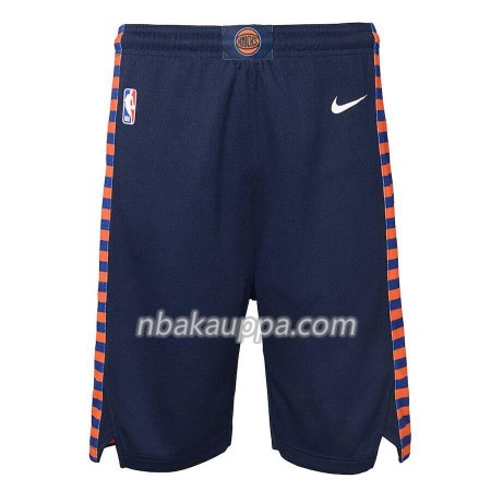 New York Knicks Miesten Shortsit Navy 2018-19 Nike Swingman